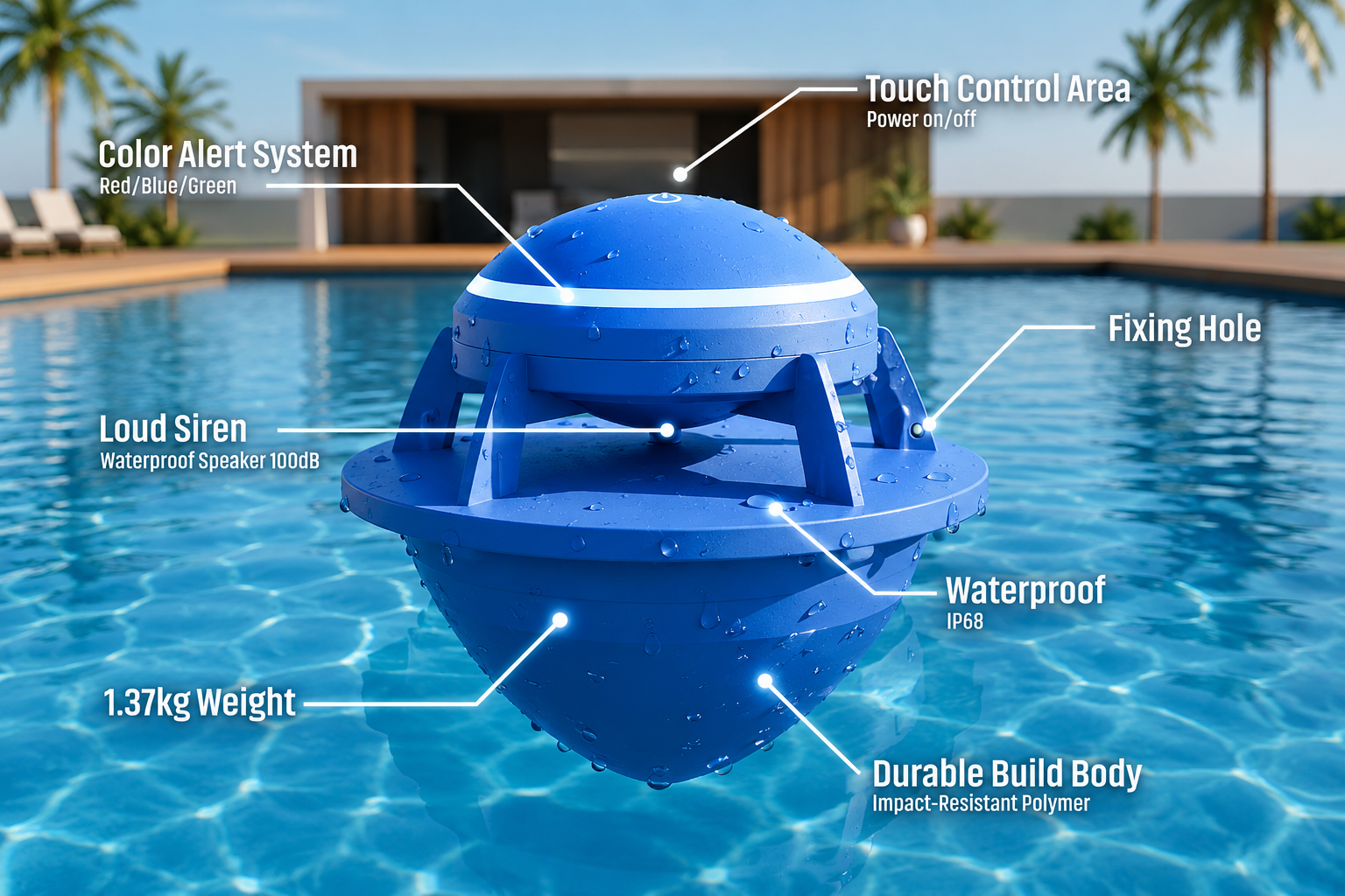 Pool Alarm - F1 (Pre-Order)  إنذار المسبح - F1 (طلب مسبق)